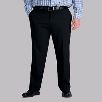 Big & Tall Haggar® Premium Comfort Straight-Fit Flat-Front Dress Pants