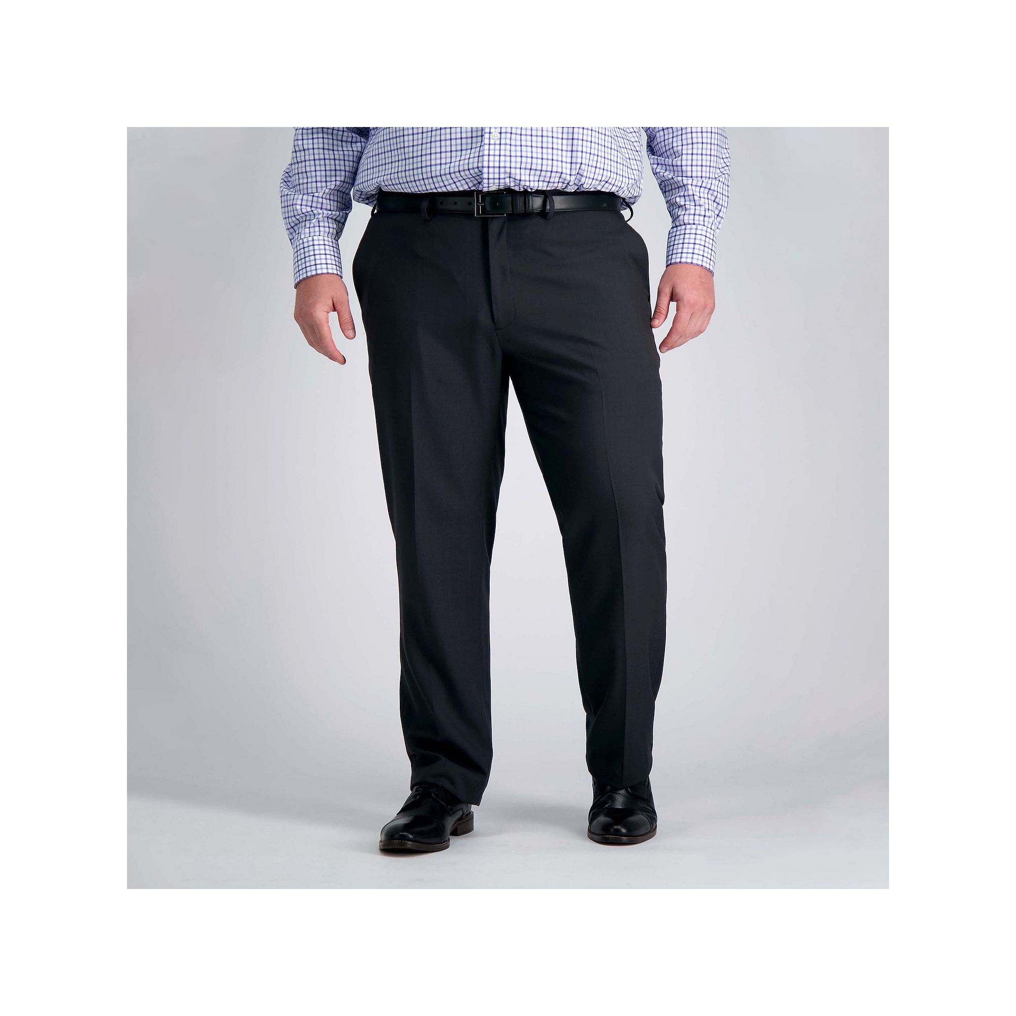 Big & Tall Haggar® Premium Comfort Straight-Fit Flat-Front Dress Pants, Me