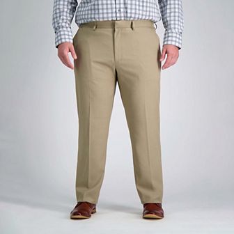 Big & Tall Haggar® Premium Comfort Straight-Fit Flat-Front Dress Pants