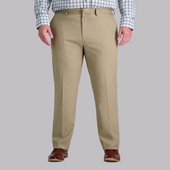 Big & Tall Haggar® Premium Comfort Straight-Fit Flat-Front Dress Pants