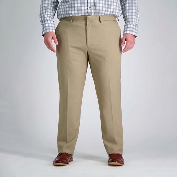 Big & Tall Haggar® Premium Comfort Straight-Fit Flat-Front Dress Pants