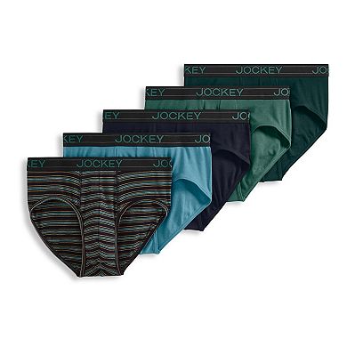 Men's Jockey® 5-Pack Lightweight Cotton Blend Brief