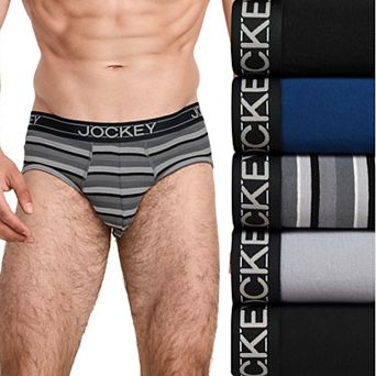 Men's Jockey® 5-Pack Lightweight Cotton Blend Brief