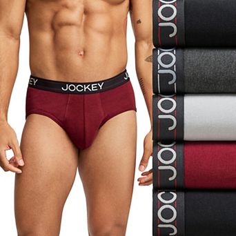 Men's Jockey® 5-Pack Lightweight Cotton Blend Brief