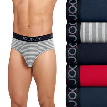 Men's Jockey® 5-Pack Lightweight Cotton Blend Brief