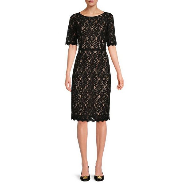 Women's Focus By Shani Lace Sheath Dress