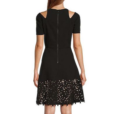 Women's Focus By Shani Fit and Flare Dress