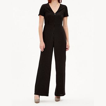 Women's Focus By Shani Striped Jumpsuit