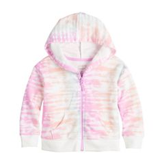  Disney Lilo & Stitch Little Girls French Terry Zip Up