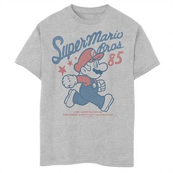 Boys 8-20 Super Mario Retro Side Profile Tee
