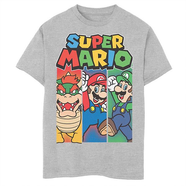 Boys 8-20 Nintendo Super Mario Bros Bowser Boxes Tee