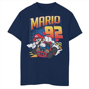 Boys Nintendo Mario Kart 92 Go Drift Graphic Tee