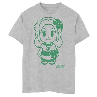 Boys Nintendo Legend Of Zelda Link's Awakening Princess Koholint Island Graphic Tee