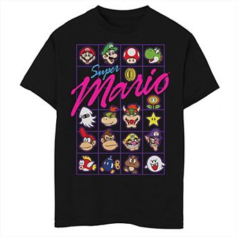 Boys Nintendo Super Mario Roaster Boxes Graphic Tee