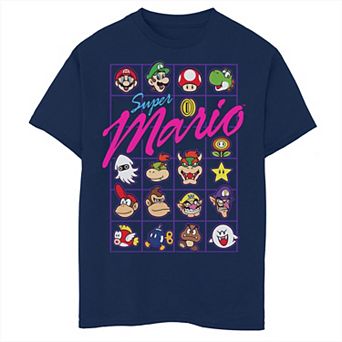 Boys Nintendo Super Mario Roaster Boxes Graphic Tee