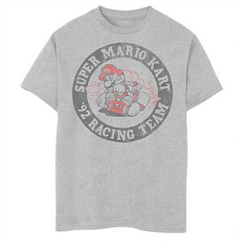 Boys Nintendo Mario Kart '92 Racing Team Circle Graphic Tee