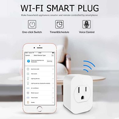 Smart Single Wi-Fi Outlet Plug
