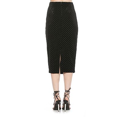 Women's Alexia Admor Jayden Fitted Midi Skirt