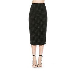 Kohls black midi clearance skirt