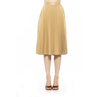 Women's Alexia Admor Luca Leather Midi Skirt