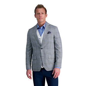 Men's J.M. Haggar Premium Tailored Fit Windowpane Sport Jacket
