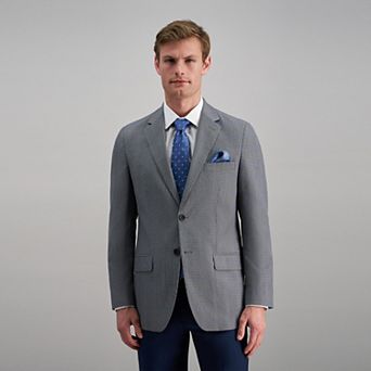 Men's J.M. Haggar™ Premium Tailored Fit Windowpane Sport Jacket