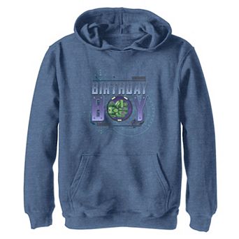 Boys Marvel Monster Mech Strike Hulk Birthday Boy Graphic Hoodie
