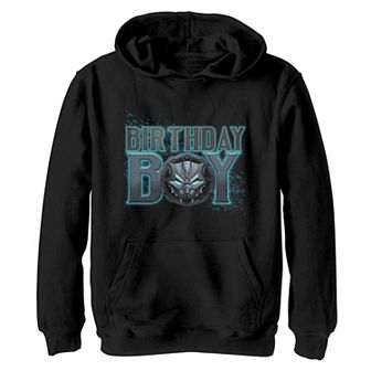 Boys Marvel Comics Black Panther Birthday Boy Graphic Hoodie