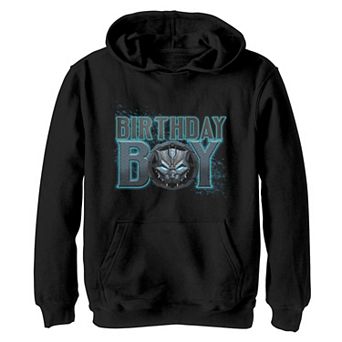 Boys Marvel Comics Black Panther Birthday Boy Graphic Hoodie