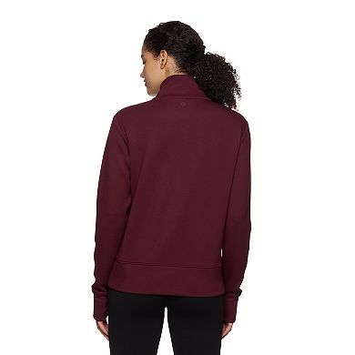 Women's Gaiam Ribbed Quarter-Zip Jacket