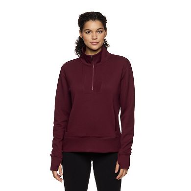 Women's Gaiam Ribbed Quarter-Zip Jacket