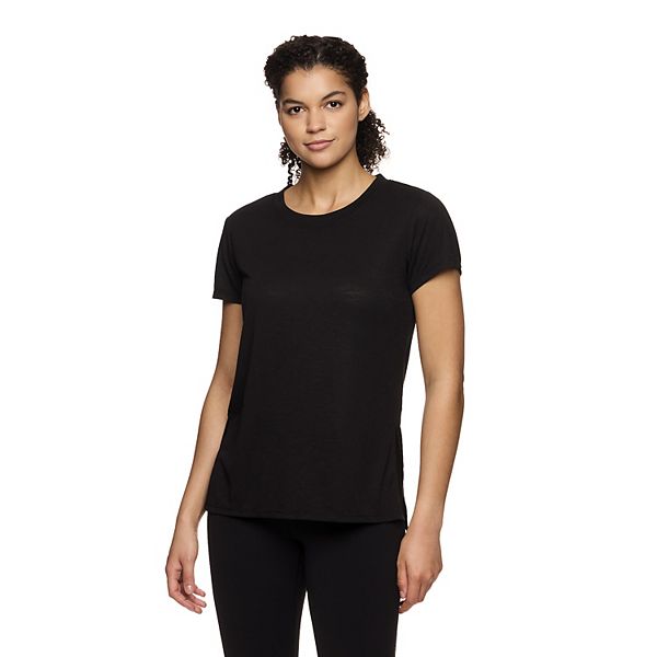 Women's Gaiam Restore Rib Mix Stretch Short Sleeve Tee