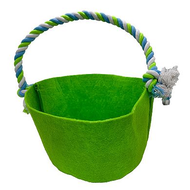 Woof Easter Basket Dog Toy Set
