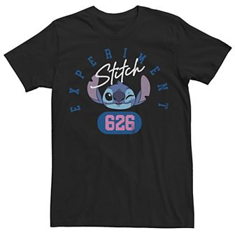 Disney's Lilo & Stitch Men's Experiment 626 Collegiate Wink Tee
