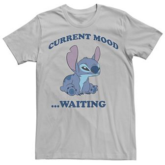 Disney's Lilo & Stitch Men's Current Mood Waiting Tee