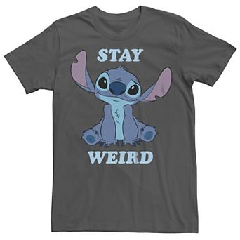 Disney's Lilo & Stitch Men's Stay Weird Smile Tee