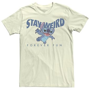 Disney's Lilo & Stitch Men's Stay Weird Forever Fun Tee