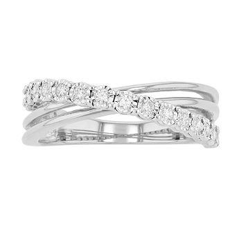 Diamond Brilliance 1/4 Carat T.W. Lab-Created Diamond Bypass Ring
