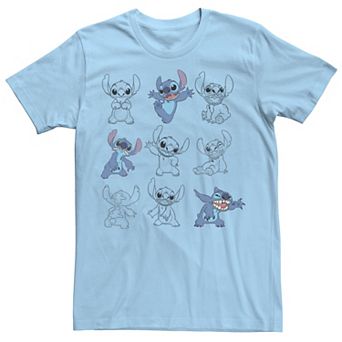 Disney's Lilo & Stitch Men's Multipose Reactions Tee