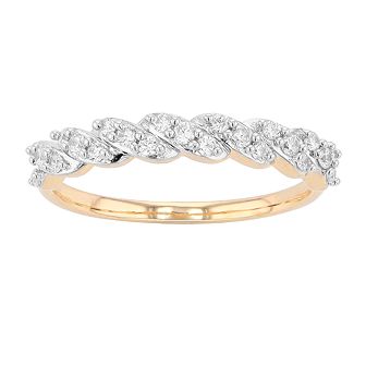 Diamond Brilliance Sterling Silver 1/4 Carat T.W. Lab-Created Diamond Ring