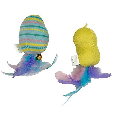 Meow 2-Piece Chick Egg Cat Toy Set