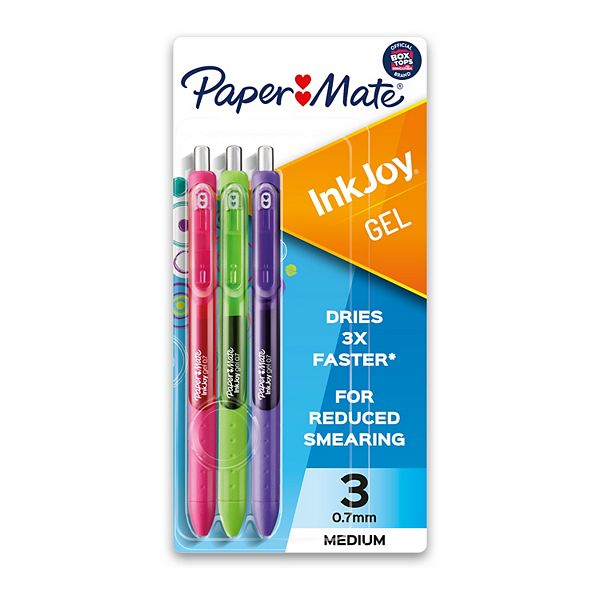 Paper Mate® InkJoy® Gel Pens Medium Point Assorted 3 Pack
