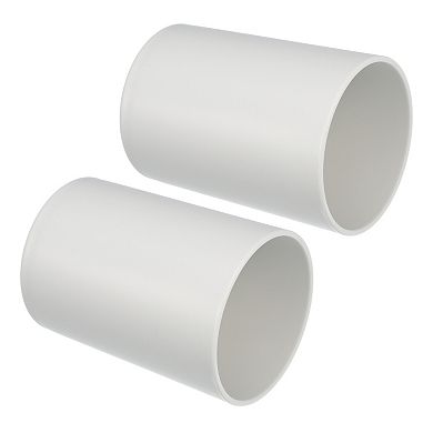 2pcs Bathroom Toothbrush Tumblers PP for Kitchen 4.05"x2.91"