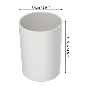 2pcs Bathroom Toothbrush Tumblers PP for Kitchen 4.05"x2.91"