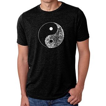 YIN YANG - Men's Premium Blend Word Art T-Shirt