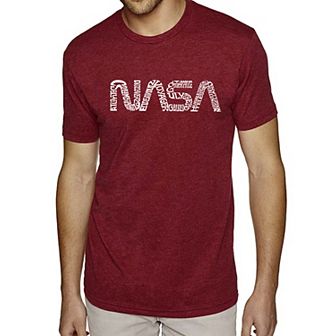 Worm Nasa - Men's Premium Blend Word Art T-Shirt