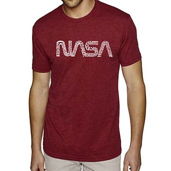 Worm Nasa - Men's Premium Blend Word Art T-Shirt