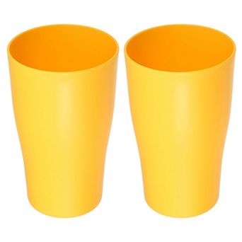 2 pc Bathroom Toothbrush Tumblers for Kitchen 4.92"x3.03"