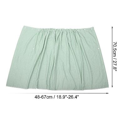 Soft Absorbent Bath Towel Bathroom with Adjustable Button 27.8" Length