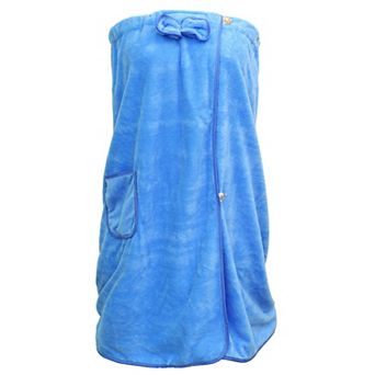 Bath Wrap Towel for Women Shower Adjustable Bath Wrap Robe with Pocket